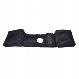 Nylon 600 black atv fuel tank bag with phone cover