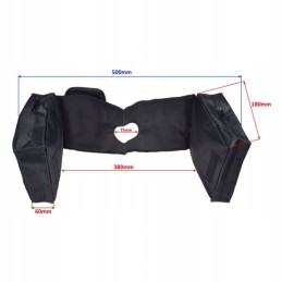 Nylon 600 black atv fuel tank bag with phone cover