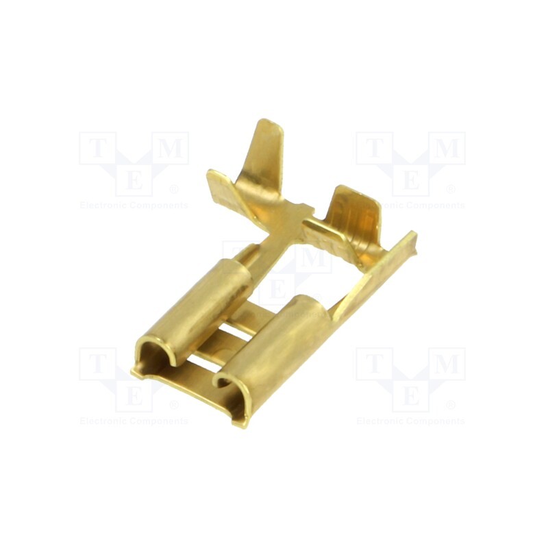 10 pcs x BM GROUP - BM 01195 - Terminal: flat, 6.3mm, 0.8mm, female, 0.5÷1mm2, crimped, for cable