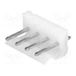 10 pcs x JOINT TECH - A5081WV-4P - Socket, wire-board, male, 5.08mm, PIN: 4, THT, 250V, 7A, tinned, 10mΩ