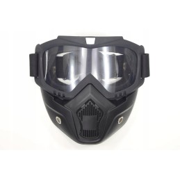 Goggles with mask ATV cross bike Bashan