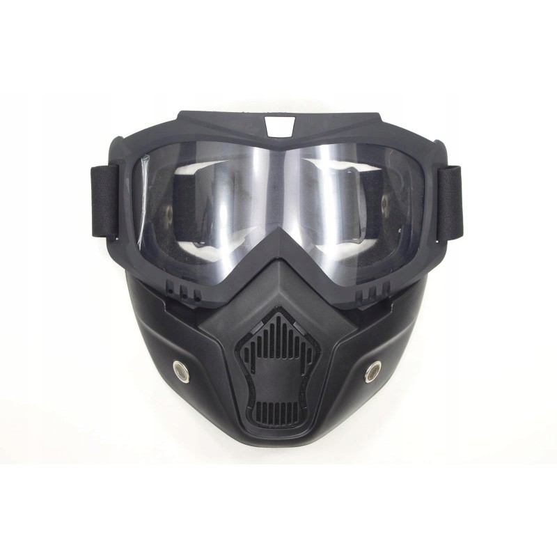 Goggles with mask ATV cross bike Bashan