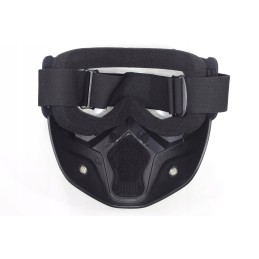 Goggles with mask ATV cross bike Bashan