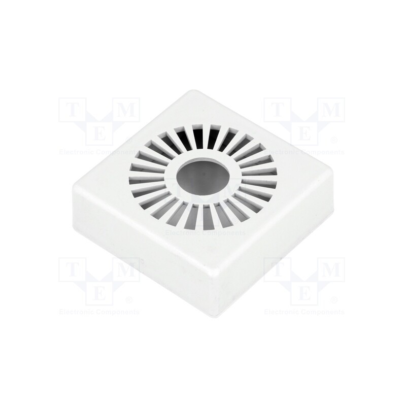 1 pcs x MASZCZYK - KM-99B GY - Enclosure: for alarms, X: 44mm, Y: 44mm, Z: 15mm, ABS, grey