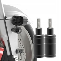 Motorcycle headlight lamp holder mounting