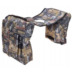 Atv quad bag fuel tank pannier camouflage