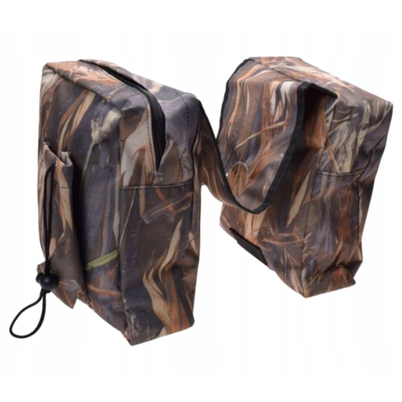 Atv bag tank pannier fuel tank camouflage w2