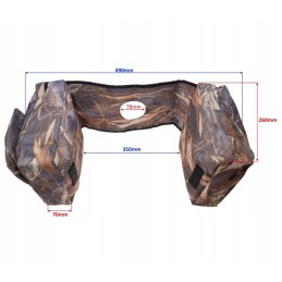 Atv bag tank pannier fuel tank camouflage w2