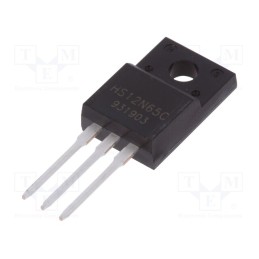 1 pcs x LUGUANG ELECTRONIC - 12N65 - Transistor: N-MOSFET, unipolar, 650V, 12A, 33.2W, TO220F
