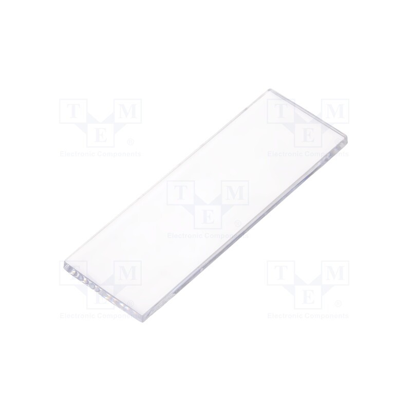 1 pcs x ITALTRONIC - P05010721P - Front panel, without frame, 1M Modulbox One, transparent