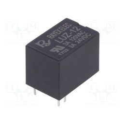 1 pcs x Recoy/RAYEX ELECTRONICS - LUZ-12 - Relay: electromagnetic, SPDT, Ucoil: 12VDC, Icontacts max: 3A, THT