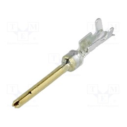 10 pcs x MH CONNECTORS - MHDBCTMR - Contact, male, gold-plated, stamped and formed contacts, crimped