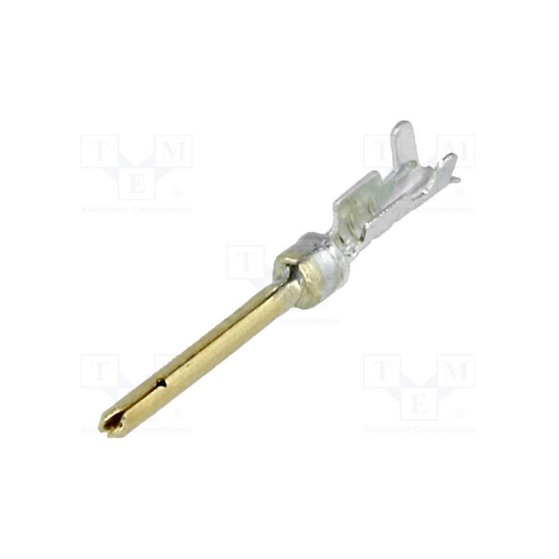 10 pcs x MH CONNECTORS - MHDBCTMR - Contact, male, gold-plated, stamped and formed contacts, crimped