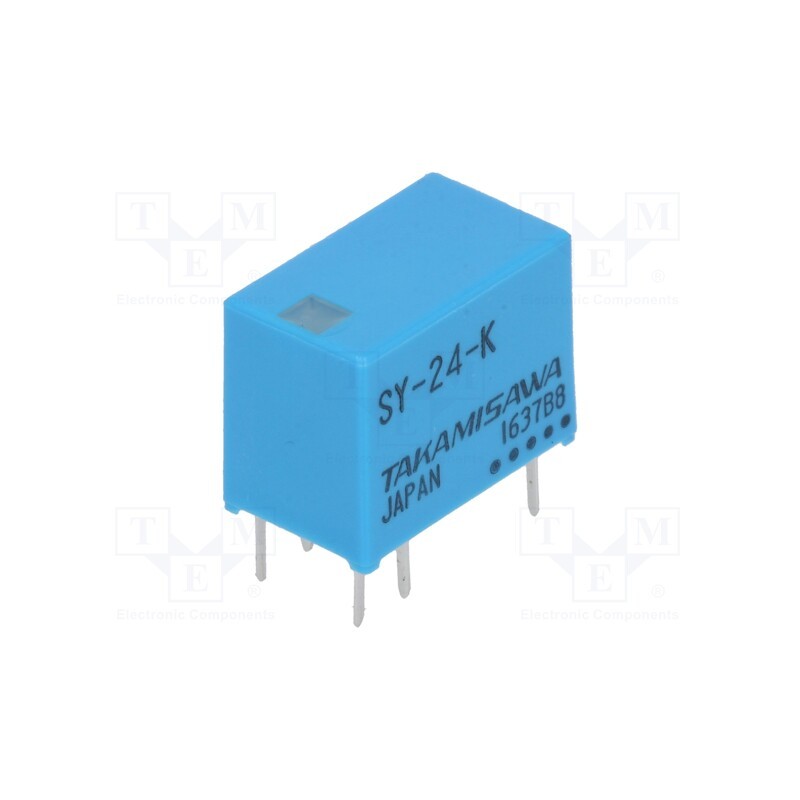 1 pcs x FUJITSU - SY-24-K - Relay: electromagnetic, SPDT, Ucoil: 24VDC, 2A, 0.5A/120VAC, PCB