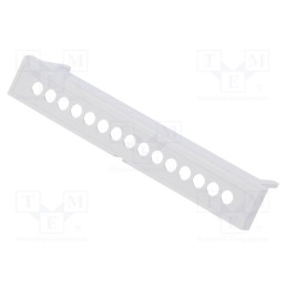 1 set x KRADEX - ZD5TC 5,08 ABS V0 - Terminals cover, UL94V-0, ABS, ZD1010J-ABS-V0, 5.08mm, 4pcs.