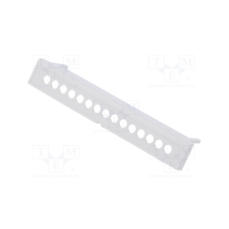 1 set x KRADEX - ZD5TC 5,08 ABS V0 - Terminals cover, UL94V-0, ABS, ZD1010J-ABS-V0, 5.08mm, 4pcs.