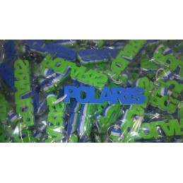 Polaris unsinkable foam keychain, new design