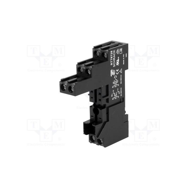 1 pcs x TE Connectivity - 6-1415035-1 - Socket, PIN: 8, 16A, 250VAC, H: 61mm, W: 15.5mm, screw terminals
