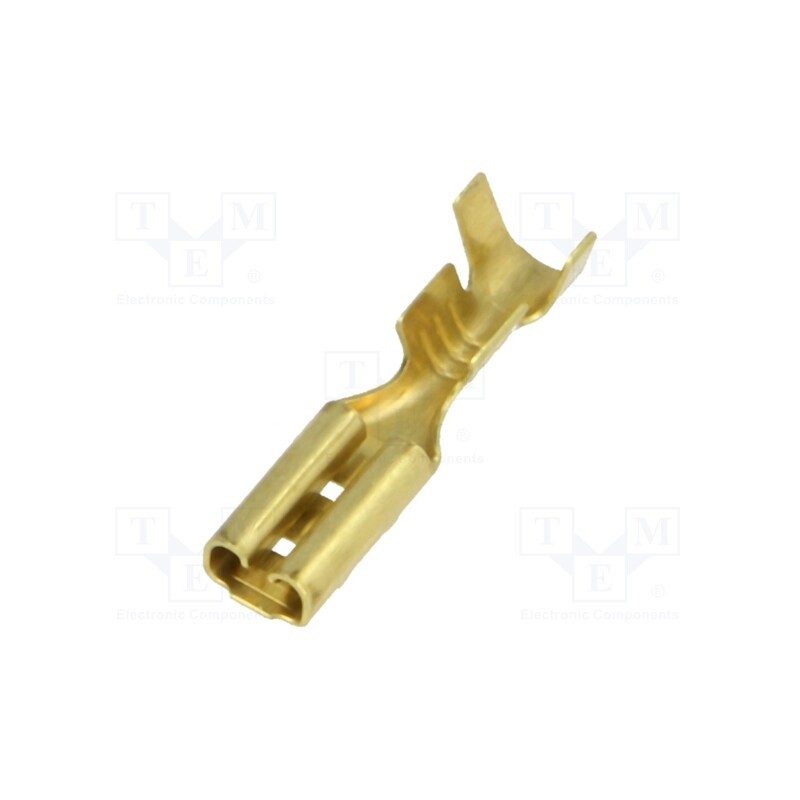 10 pcs x BM GROUP - BM 01395 - Terminal: flat, 2.8mm, 0.5mm, female, 0.5÷1.25mm2, crimped, brass