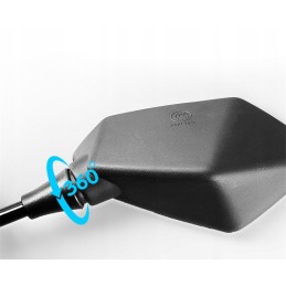 Large panoramic mirrors for quad M10 motorcycle