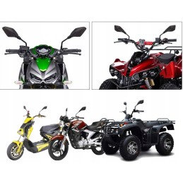 Large panoramic mirrors for quad M10 motorcycle