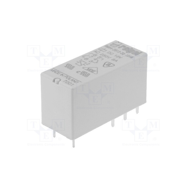 1 pcs x RELPOL - RM84-2012-35-1018 - Relay: electromagnetic, DPDT, Ucoil: 18VDC, 8A, 8A/250VAC, 8A/24VDC