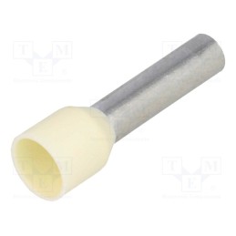 10 pcs x BM GROUP - BM 00513 - Tip: bootlace ferrule, insulated, copper, 10mm2, 18mm, tinned, 8AWG