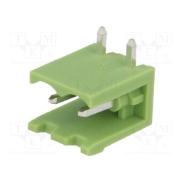 10 pcs x XINYA - XY2500R-A(5.0)-2P - Pluggable terminal block, Contacts ph: 5mm, ways: 2, angled 90°