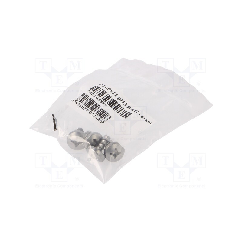 1 set x FIBOX - PT60X11 PH3 BAG - Set of screws, 4pcs.