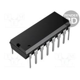 1 pcs x TEXAS INSTRUMENTS - SN74LS85N - IC: digital, 4bit,comparator, THT, DIP16, 74LS