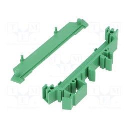 2 pcs x ITALTRONIC - 7.607 - DIN rail mounting bracket, Series: M72, 72x11mm