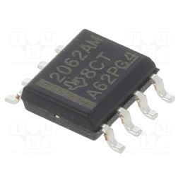 1 pcs x TEXAS INSTRUMENTS - TLE2062AMD - IC: operational amplifier, 2MHz, Ch: 2, SO8, ±3.5÷18VDC,7÷36VDC