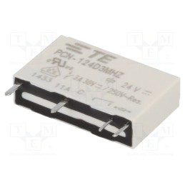 1 pcs x TE Connectivity - 3-1461491-6 - Relay: electromagnetic, SPST-NO, Ucoil: 24VDC, 5A, 3A/240VAC, PCB