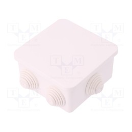 1 pcs x ELEKTRO-PLAST NASIELSK - 0242-10 - Enclosure: junction box, X: 87mm, Y: 87mm, Z: 45mm, wall mount, IP55