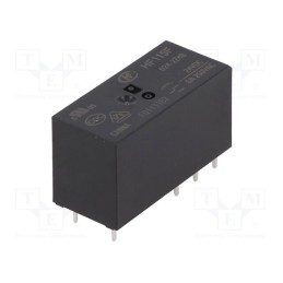 1 pcs x HONGFA RELAY - HF115F/024-2Z4B - Relay: electromagnetic, DPDT, Ucoil: 24VDC, 8A, 8A/250VAC, 8A/24VDC