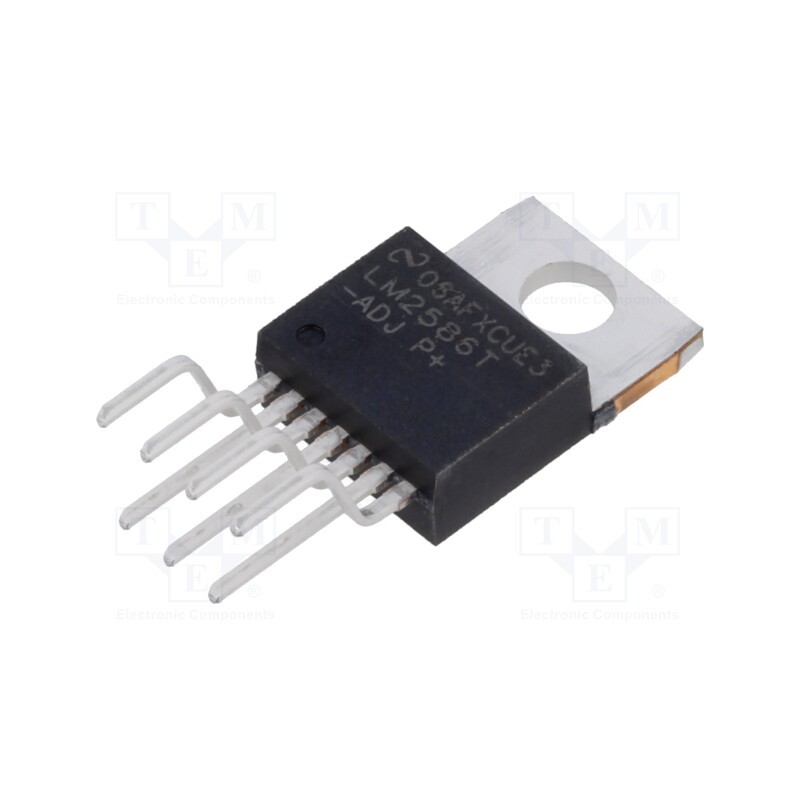 1 pcs x TEXAS INSTRUMENTS - LM2586T-ADJ/NOPB - IC: PMIC, DC/DC converter, Uin: 4÷40VDC, Uout: 1.23÷60VDC, 4A, Ch: 1
