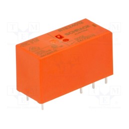 1 pcs x TE Connectivity - 1393243-4 - Relay: electromagnetic, DPDT, Ucoil: 12VDC, 8A, 8A/250VAC, 8A/30VDC