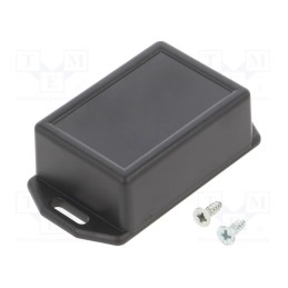 1 pcs x MASZCZYK - KM-210U/BK - Enclosure: multipurpose, X: 35mm, Y: 50mm, Z: 20mm, with fixing lugs