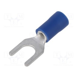 10 pcs x NINIGI - ST-092/B - Tip: fork, M5, Ø: 5.3mm, 1.5÷2.5mm2, crimped, for cable, insulated