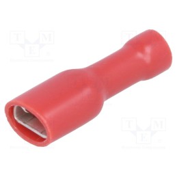 10 pcs x NINIGI - ST-013/R - Terminal: flat, 4.8mm, 0.8mm, female, 0.5÷1mm2, crimped, for cable