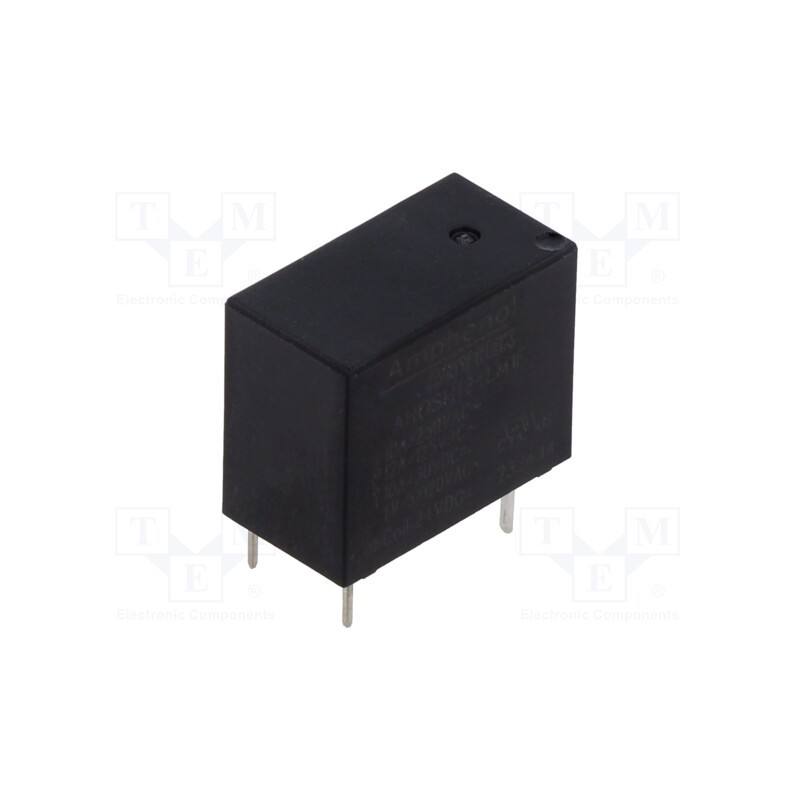 1 pcs x AMPHENOL ANYTEK - AHQSH124LM1F00G - Relay: electromagnetic, SPST-NO, Ucoil: 24VDC, 10A, 10A/250VAC