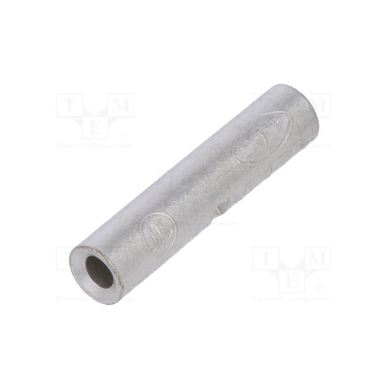 10 pcs x NICHIFU - B 1.25 - Tip: butt splice, 0.25÷1.65mm2, crimped, for cable, non-insulated