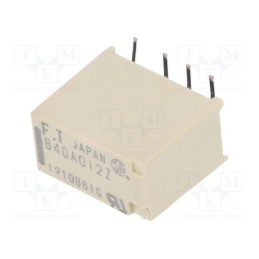 1 pcs x FUJITSU - FTR-B4GA012Z - Relay: electromagnetic, DPDT, Ucoil: 12VDC, 2A, 0.3A/125VAC, SMT