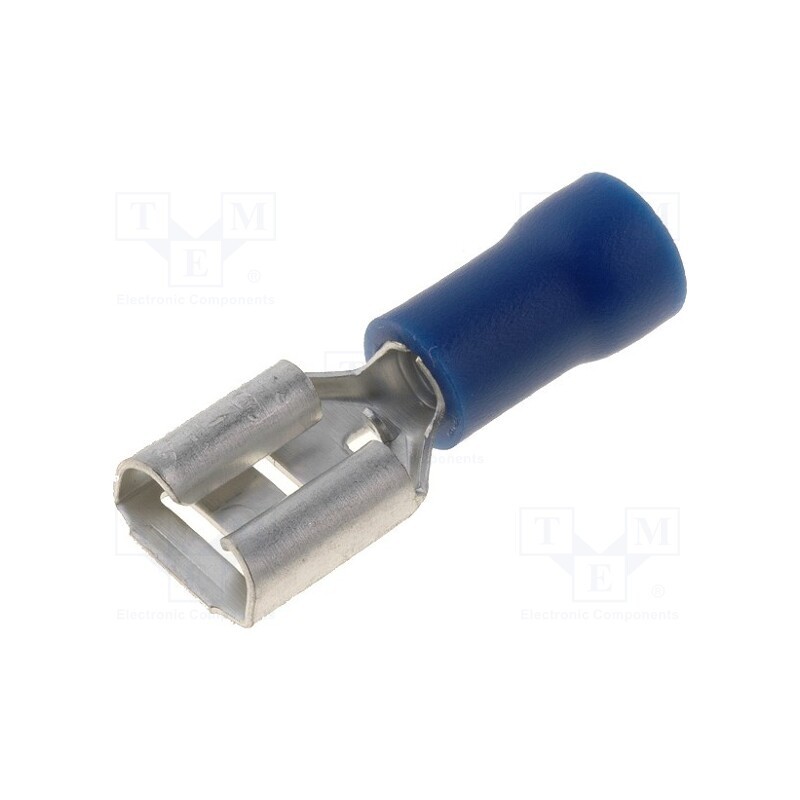 10 pcs x NINIGI - ST-005/B - Terminal: flat, 6.3mm, 0.8mm, female, 1.5÷2.5mm2, crimped, tinned