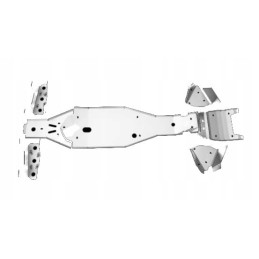 Aluminum bottom covers honda 680 15