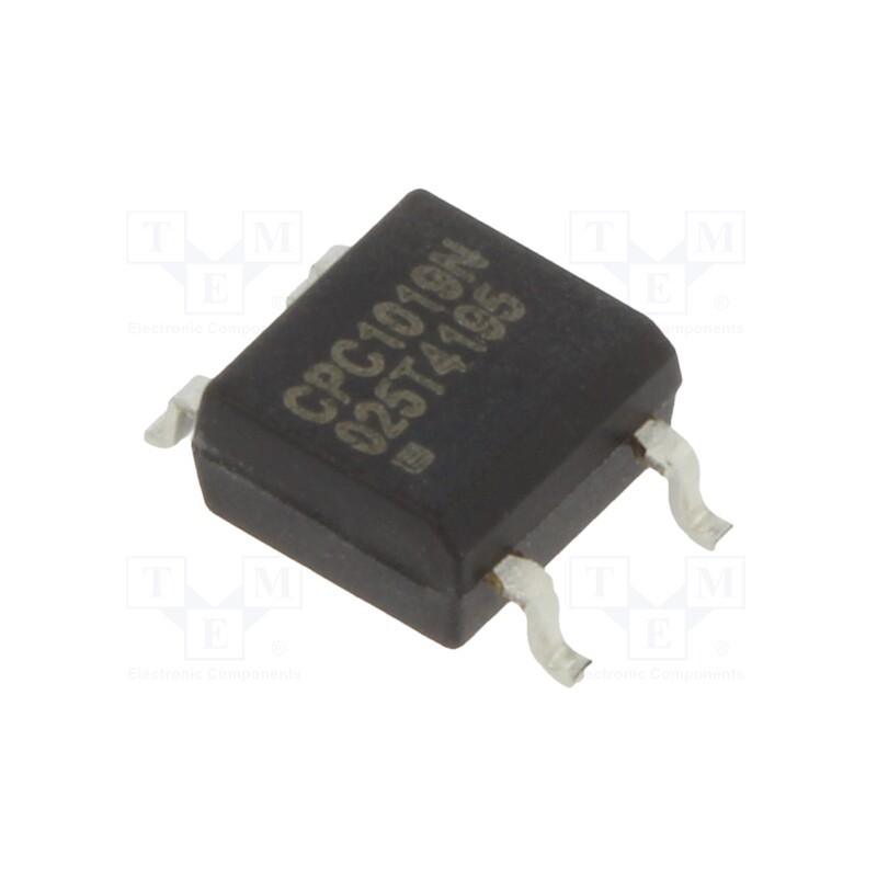 1 pcs x IXYS - CPC1019N - Relay: solid state, 750mA, max.60VDC, SMT, SOP4, 4.09x3.81x2.03mm