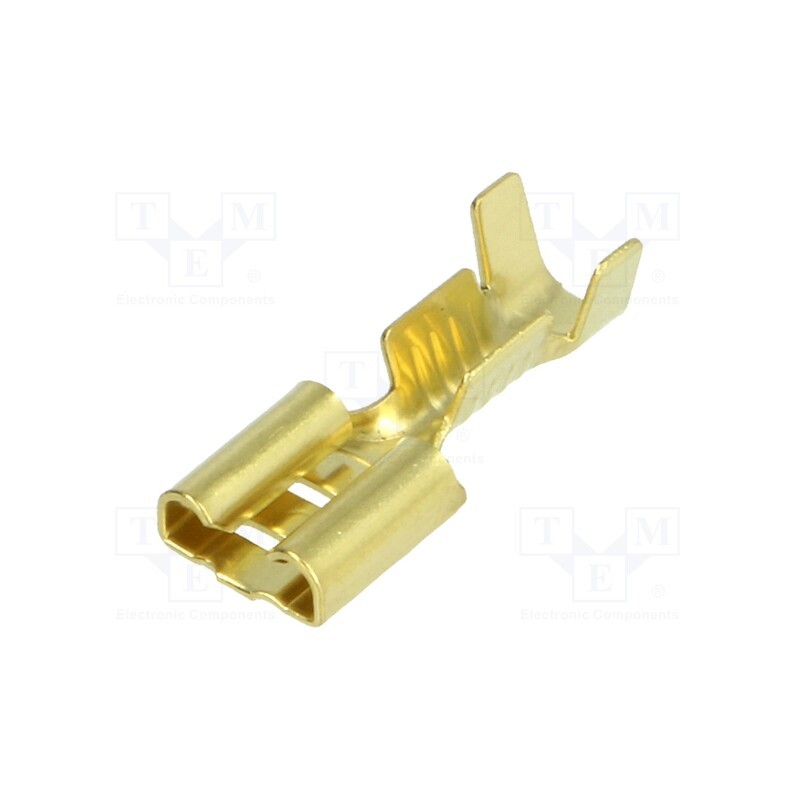 10 pcs x BM GROUP - BM 01290 - Terminal: flat, 6.3mm, 0.8mm, female, 1÷2.5mm2, crimped, for cable