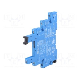 1 pcs x FINDER - 93.01.7.024 - Socket, PIN: 5, 6A, 250VAC, for DIN rail mounting, screw terminals