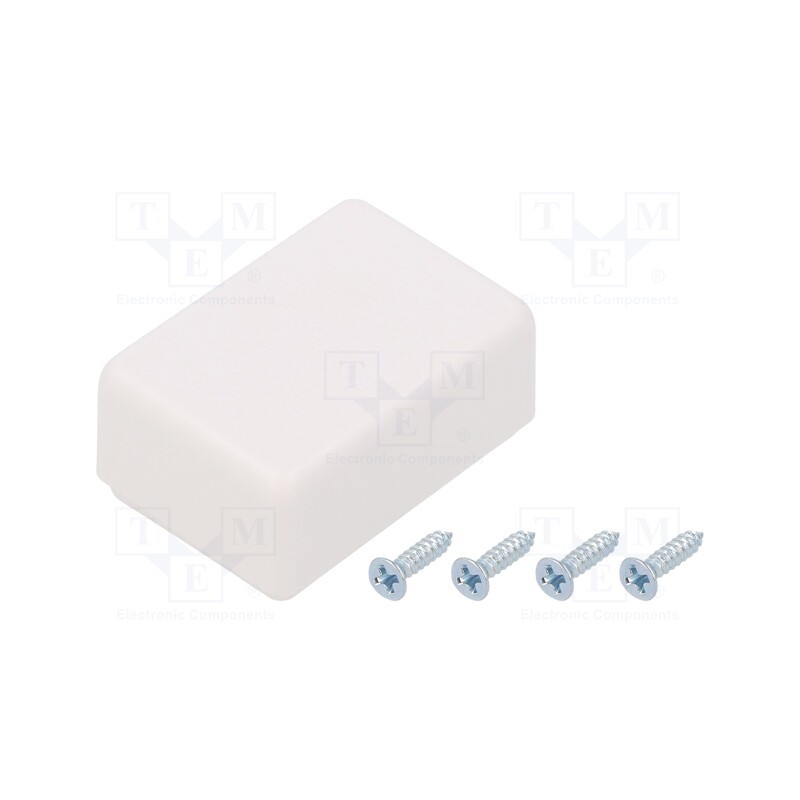 1 pcs x SUPERTRONIC - PP085AW-S - Enclosure: multipurpose, X: 23mm, Y: 33mm, Z: 16mm, ABS, white