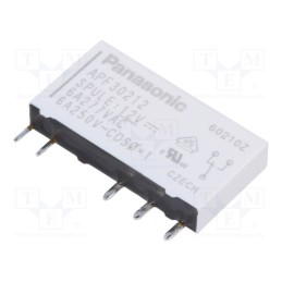 1 pcs x PANASONIC - APF30212 - Relay: electromagnetic, SPDT, Ucoil: 12VDC, Icontacts max: 6A, PCB